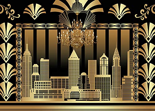 Photography Fabric Background 20s Vintage Dance Wedding Bride Shower Party Photo Backdrop Gatsby Celebration Birthday Deco...