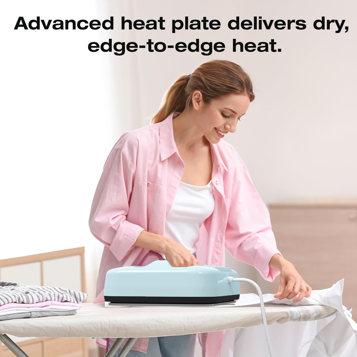 AST&T Heat Press 12"X10", Smart Heat Press Machine with Built-in Bluetooth for T-Shirts, Pillows, Tote Bags & More (Heat Press)