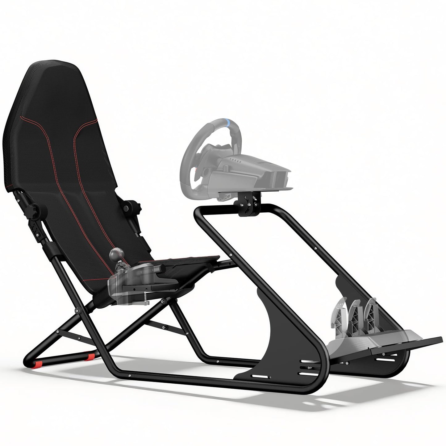 RACGTING Racing Simulator Cockpit - Adjustable Sim Racing Cockpit with Seat Compatible with Logitech G920 G29 G923, Thrustmaster T248 T300 T150 TX, for Xbox PS5 PS4 PC, Fits Fanatec DD1/DD2