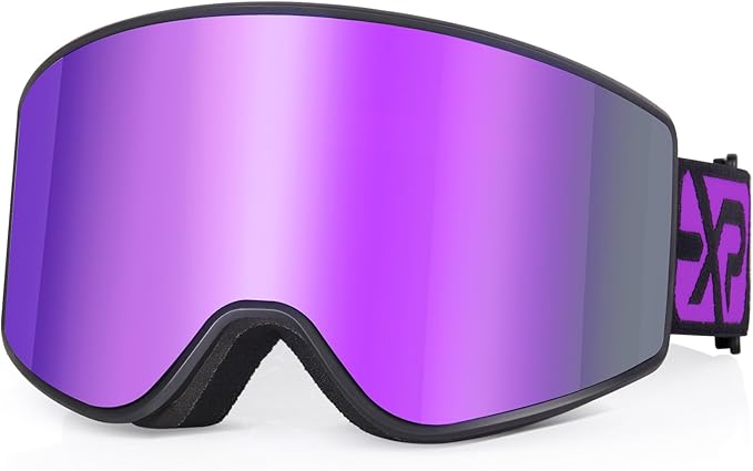 EXP VISION Ski/Snowboard Goggles Parent-child Snow Goggles Over Glasses for Men, Women Youth Kids