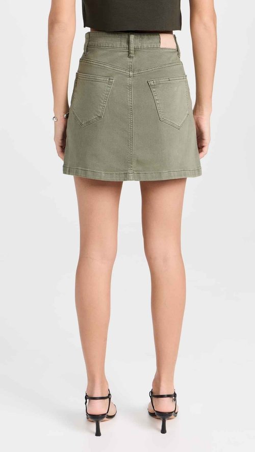 PAIGE Women's Jessie Skirt W/Cargo Pockets, Vintage Ivy Green, 30