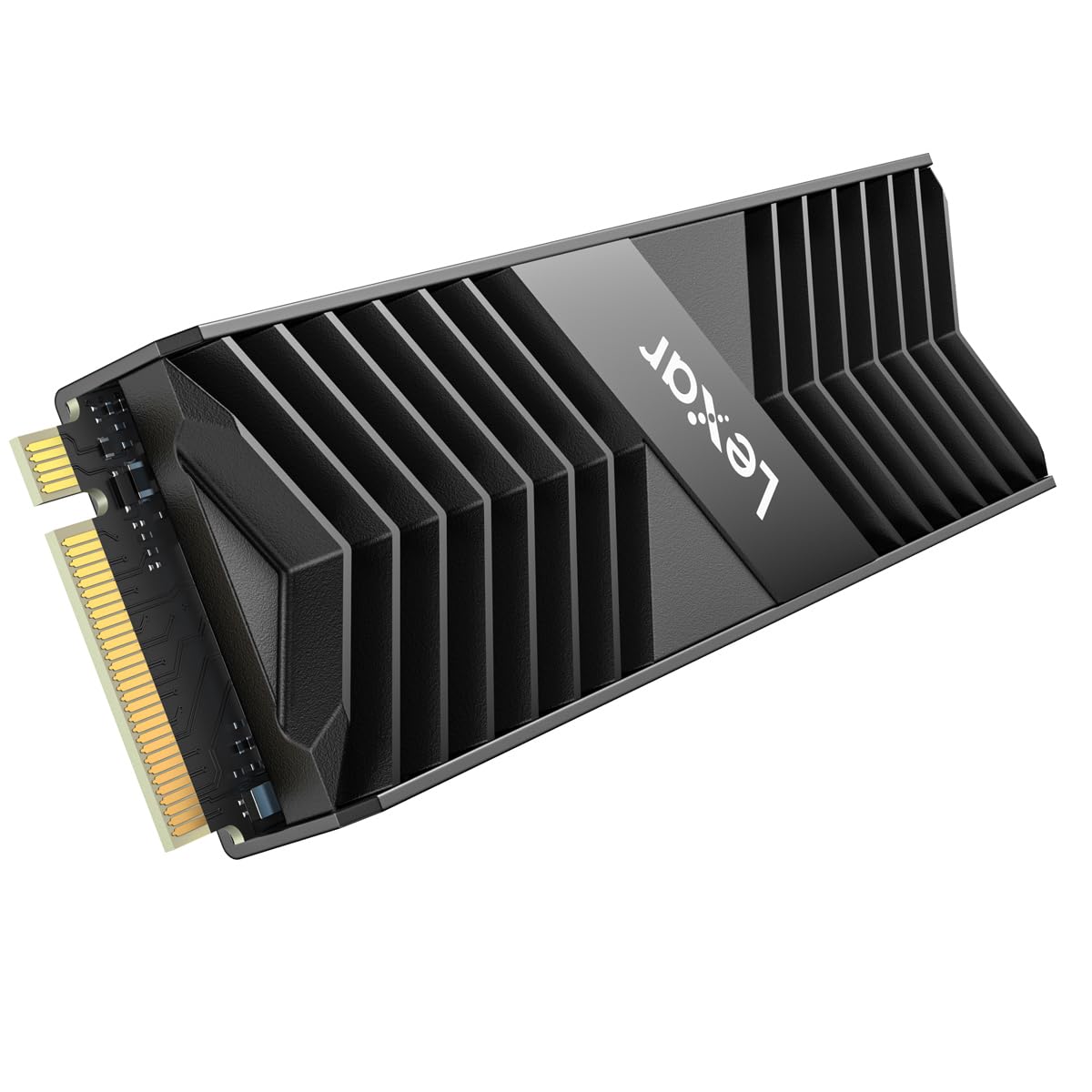 Lexar 2Tb Professional Nm800 Pro Ssd With Heatsink Pcie Gen4 Nvme M.2 2280 Internal Solid State Drive, Up To 7500/6500 Mb/S Read