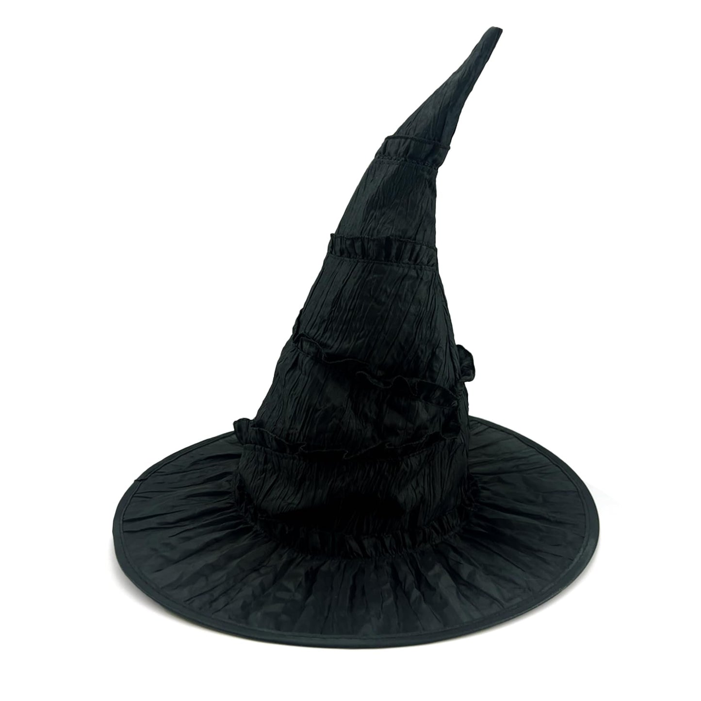 JYOUMI Halloween Black Witch Hat Black Witches Hat for Women Halloween Costumes Accessories Masquerade Cosplay Costumes