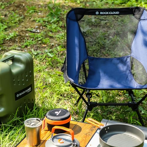 ROCK CLOUD Portable Camping Chair Ultralight Folding Chairs Outdoor for Camp Hiking Backpacking Lawn Beach Sports
