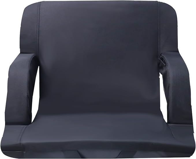 VANCUS Stadium Seats for Bleachers Back Support - Wide Padded Cushion Portable Reclining Bleacher Seat Camping Stadium Chair Waterproof