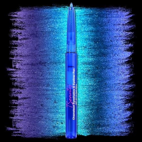 SUSIKEKI Chameleon Metallic Eyeshadow & Eyeliner Gel Pencil – Multichrome Shifting Colors Glitter Eye Makeup, Waterproof L...