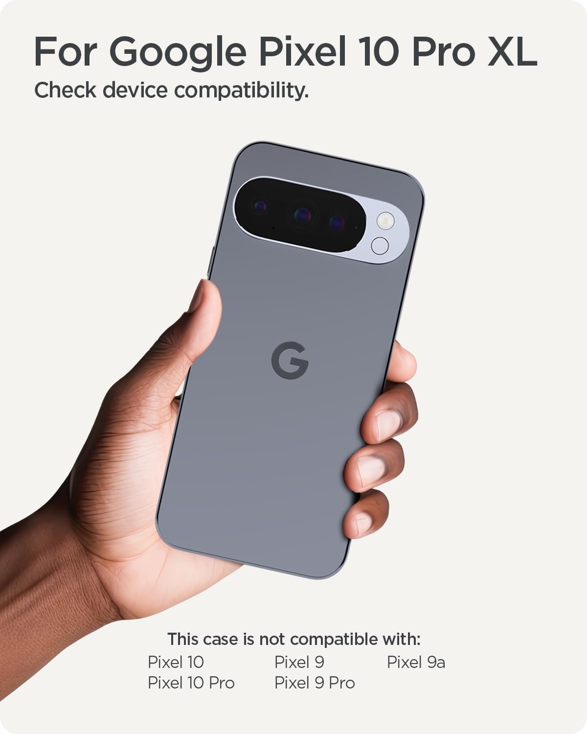 Spigen For Pixel 10 Pro Xl Case, Liquid Air (2025) [No Magnet Ring] [Military-Grade Protection] - Matte Black