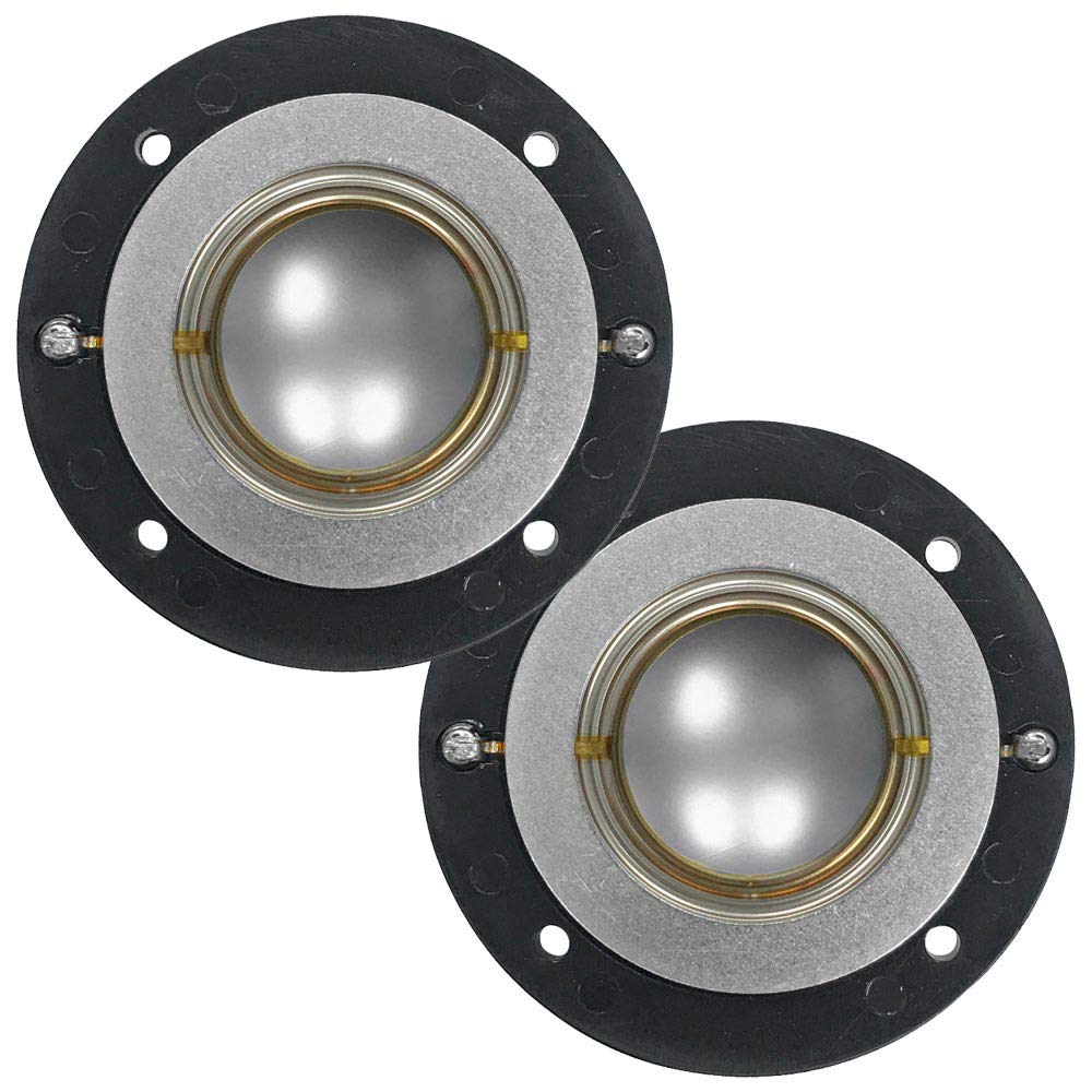 Seismic Audio - T-Diaphragm-2Pk - 2 Pack Of Replacement Diaphragms For Pro Audio Loudspeaker Titanium Horn Driver Pa/Dj