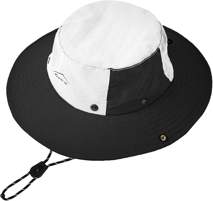 ZOORON Sun Hats for Teens Men Women Waterproof Fishing Hat UPF 50+ Bucket Hat Quick Dry Safari Hat for Beach Hiking Garden