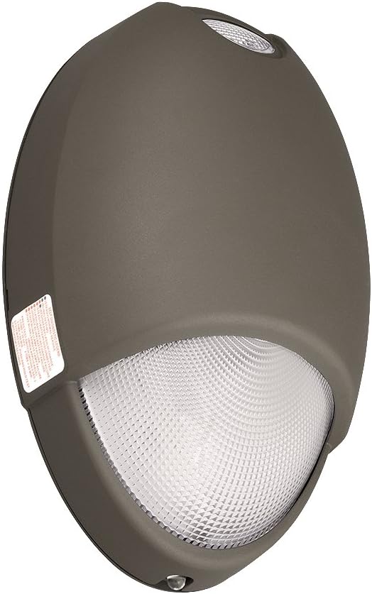 Hubbell Lighting CUWZ-PC Exterior Emergency Lighting with Battery Backup and Photocell, Commercial Grade LED Outdoor Emerg...