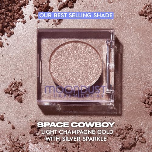 Urban Decay 24/7 Moondust Glitter Eyeshadow Single - Sparkly Eye Glitter Makeup, Long-lasting Wear, Highly Reflective Shim...