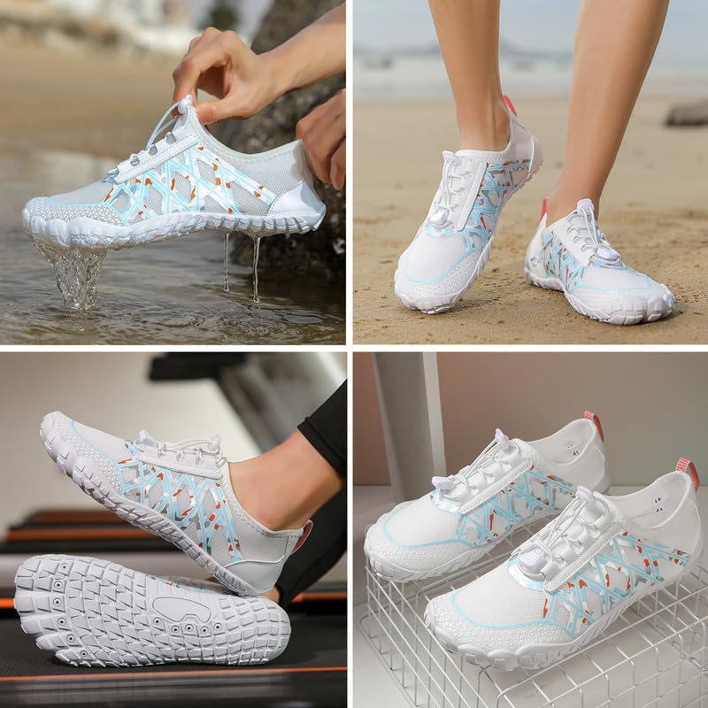 Water Shoes Men Women Barefoot Shoes Outdoor for Beach Aqua Swim Pool River Water Quick Dry Boating Fishing Diving Surfing...