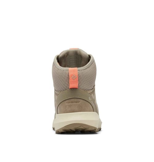 Columbia Women's Trailstorm Crest Mid Waterproof, Kettle/Peach, 5