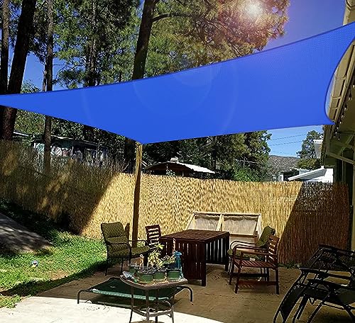 Windscreen4less 16' x 20' Sun Shade Sail Rectangle Outdoor Canopy Cover UV Block for Backyard Porch Pergola Deck Garden Pa...