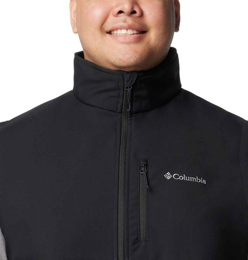 Columbia Men's Ascender II Softshell Vest, Black, XX-Large