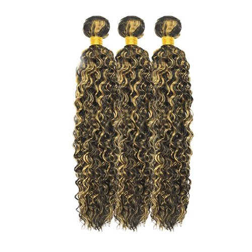Habiliana Bundles Human Hair 18 20 22 Inch P1B/27 Human Hair Bundles 12A Unprocessed Brazilian Virgin Quick Weave Hair Extensions for Black Women