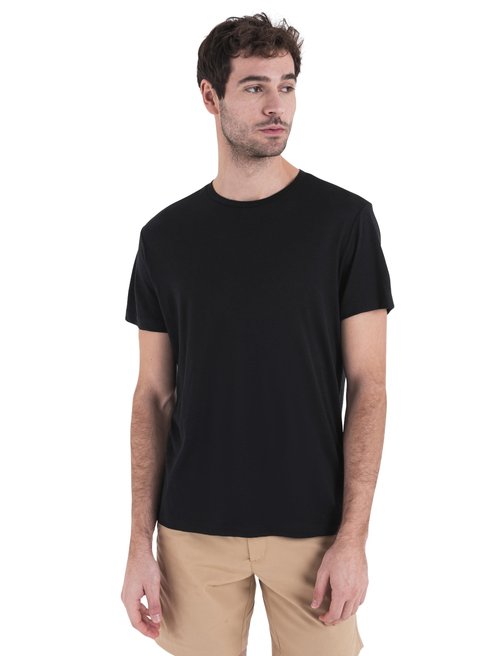 Icebreaker Men's Merino 150 Tech Lite Short Sleeve T-Shirt - Black - Small