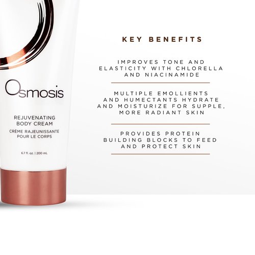OSMOSIS REJUVENATING Body Cream Lotion, Boosts Collagen to Visibly Sculpt, Smooth and Tone Skin, 6.7 Fl Oz