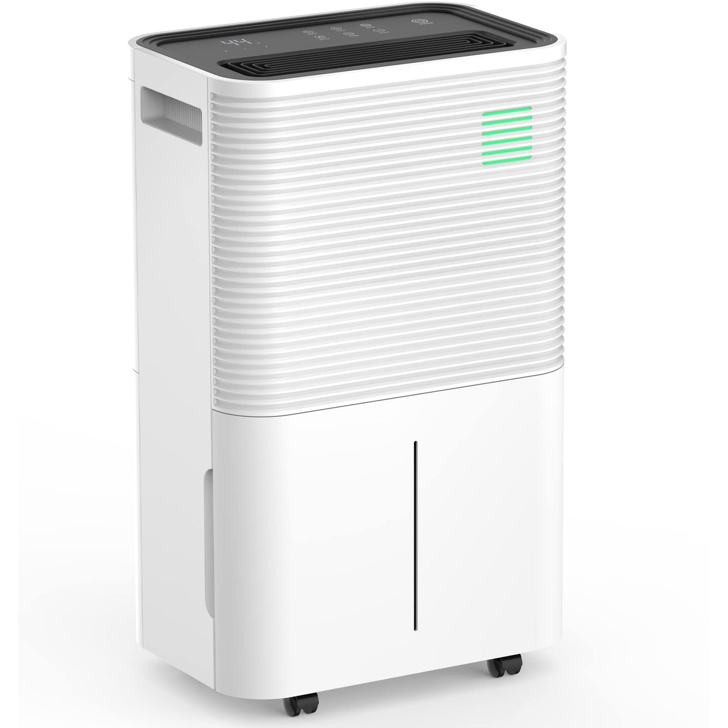ZAFRO Dehumidifiers for Home, Bathroom, Bedroom, 45 Pints (50 Pint Under 90°F/90% RH) Dehumidifier with Auto Defrost, 4L Water Tank, 3 Colors LED Light, White