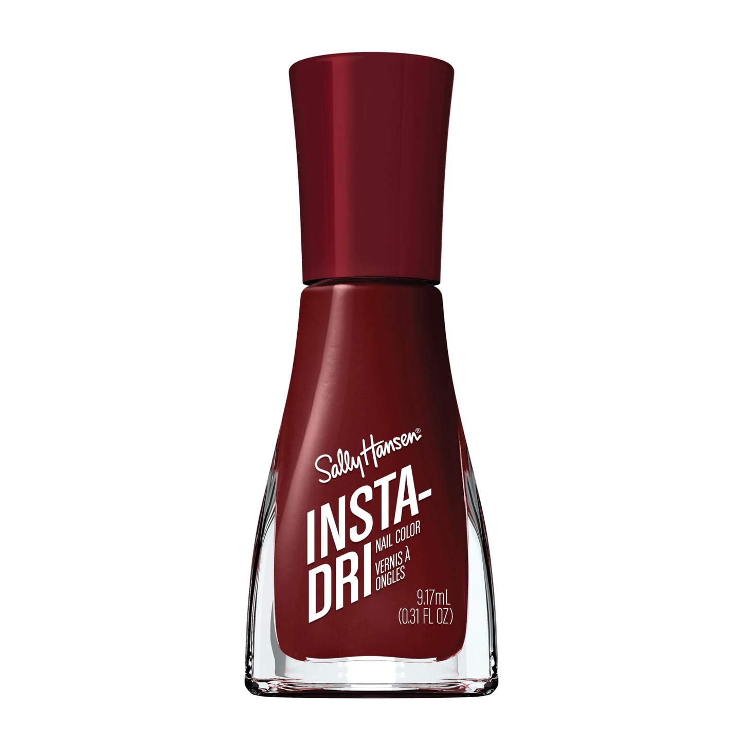 Sally Hansen Insta-Dri, Pomp & Plum, Quick Dry, Long Lasting, Streak-Free Shine, Red Nail Polish