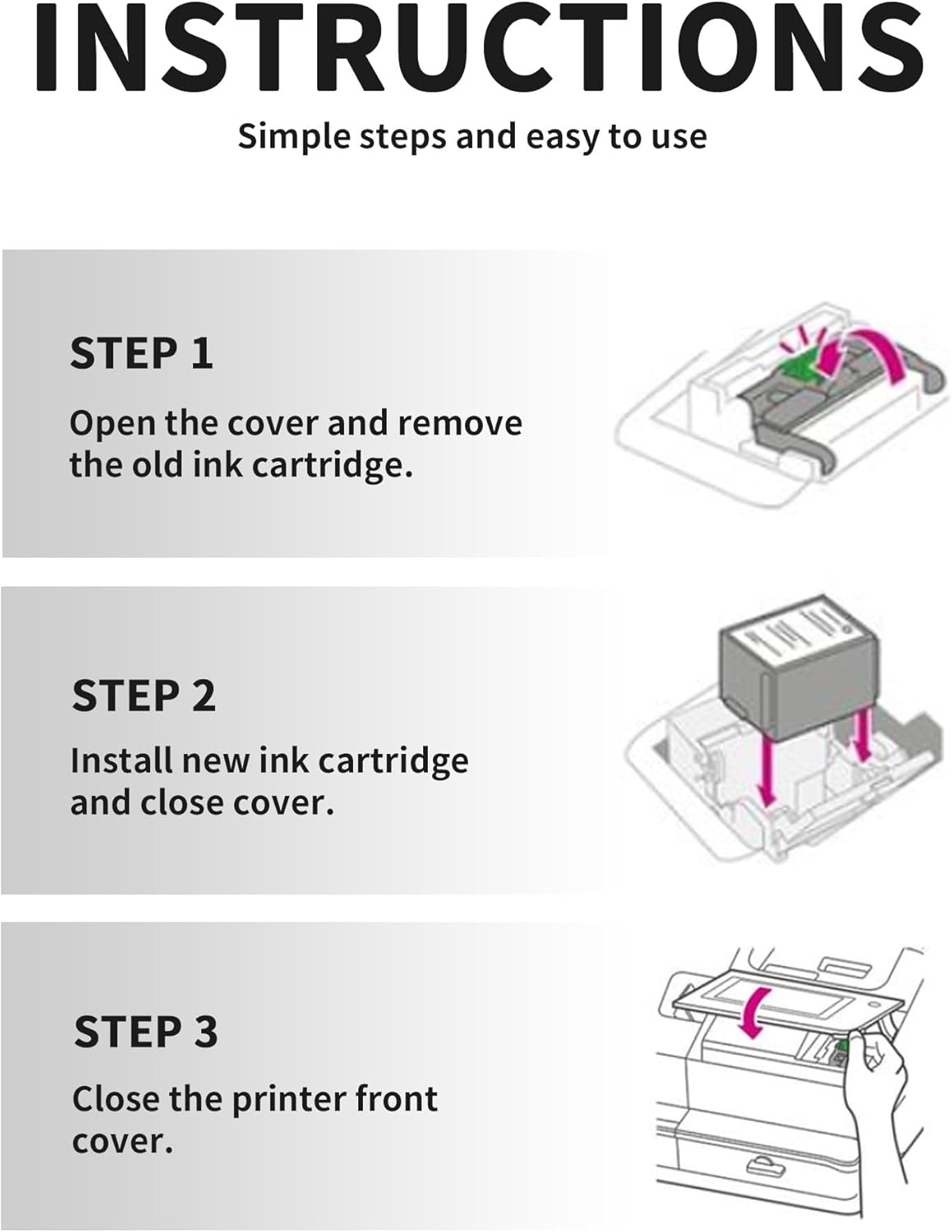 LCL Compatible Ink Cartridge Replacement for Pitney Bowes 793-5 DM100i DM125i DM150i DM175i DM175i-MH DM200i P700 P7L1 PRL1 DM200L DM225 SendPro C200 SendPro C300 SendPro C400 SendPro (3-Pack Red)