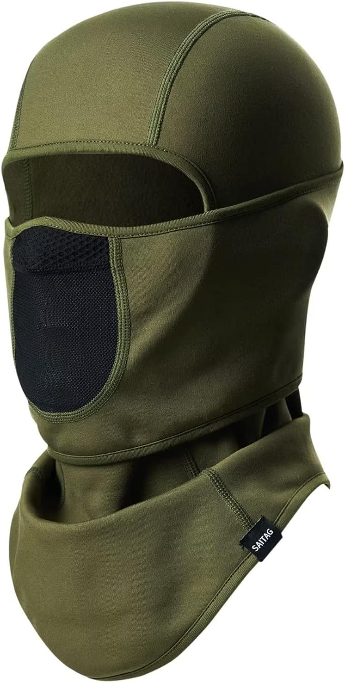SAITAG Balaclava Ski Mask Warm Face Mask for Cold Weather Winter Skiing Snowboarding Motorcycling Ice Fishing Men