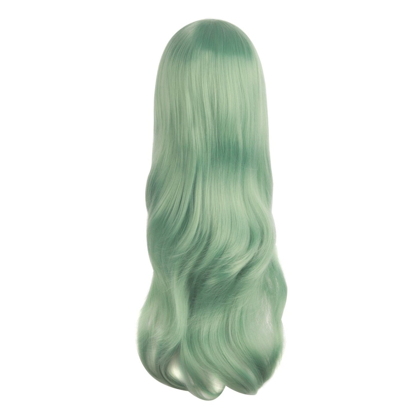 MapofBeauty 28 70cm Long Curly Hair Ends Costume Cosplay Wig (Gray Green)