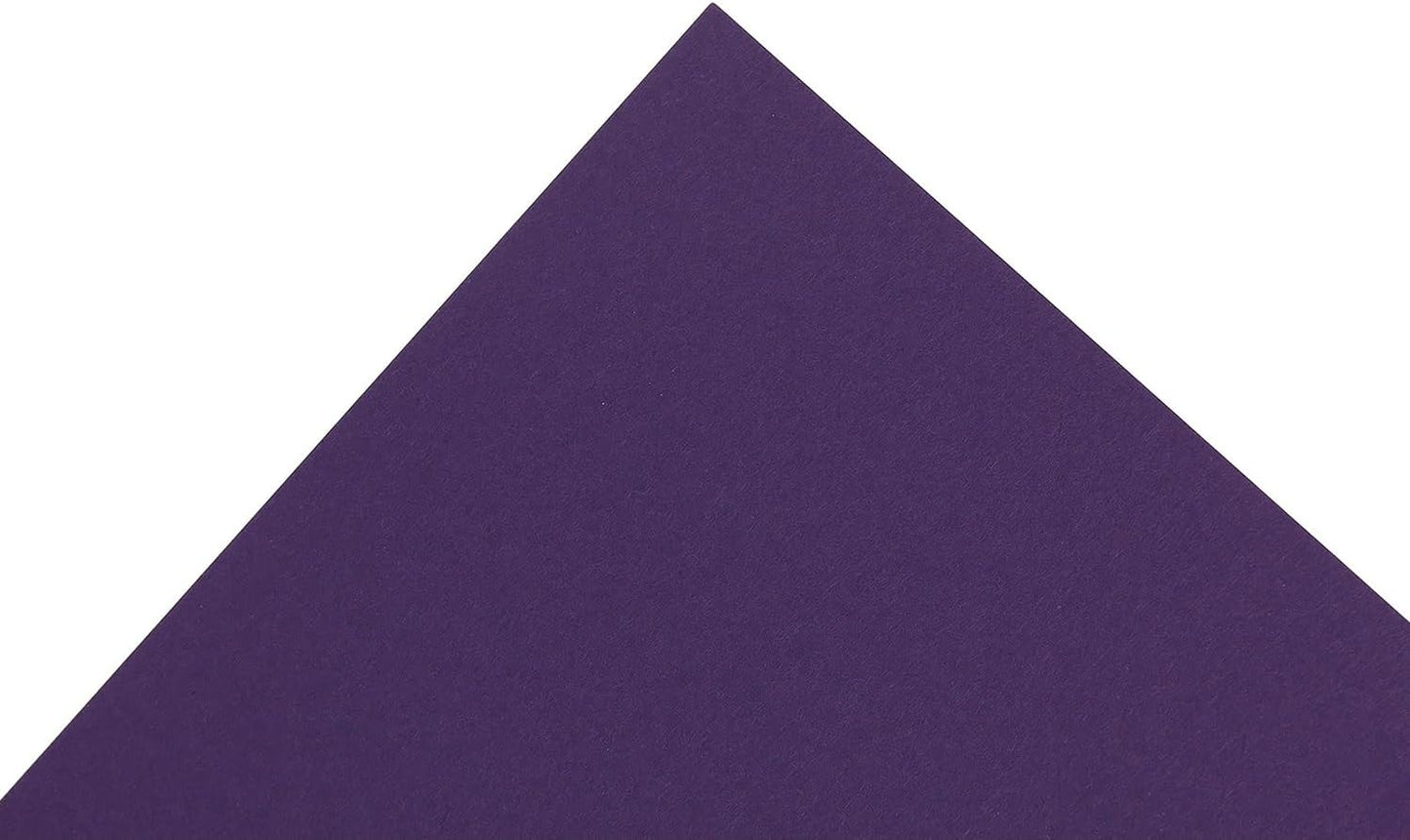PA Paper Accents Stash Builder Cardstock 8.5" x 11" Royal Iris, 65lb colored cardstock paper for card making, scrapbooking, printing, quilling and crafts, 25 piece pack