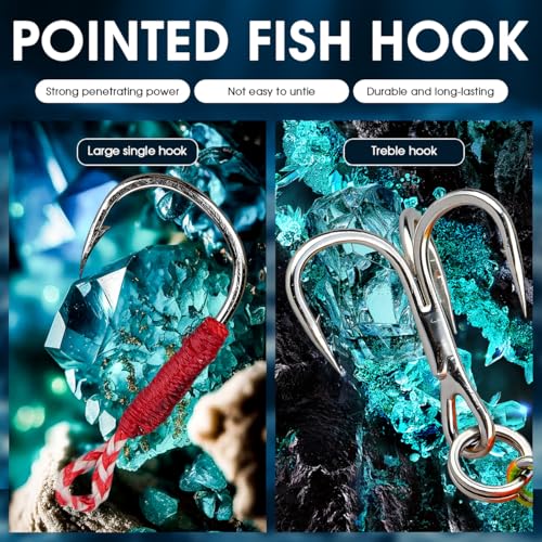 Funzhan 27Pcs Fishing Lures Kit Diving Bass/Trout/Pike Hard and Soft Lures Gift for Fishermen Freshwater or Saltwater Fish...