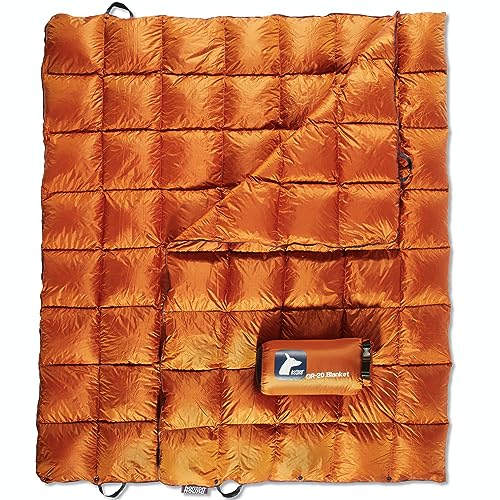 Horizon Hound Down Camping Blanket - Outdoor Travel Quilt | Sustainable, Insulated, Lightweight & Warm Gear for Sleep, Cam...