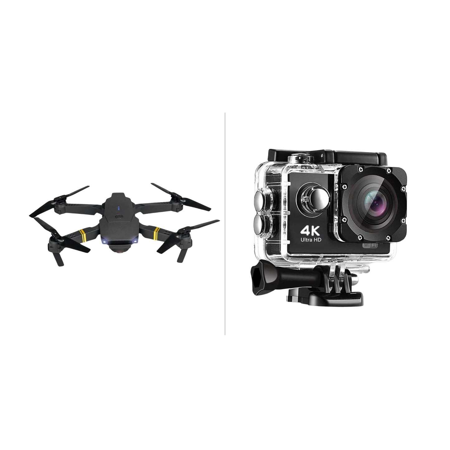 Falcon 4K Drone with Camera | Quadcopter for Kids and Adults, Beginner to Pro, Xtreme Pro Cam 4K Action Camera - Ultra HD Waterproof Camera with Wi-Fi, 170 Wide Angle