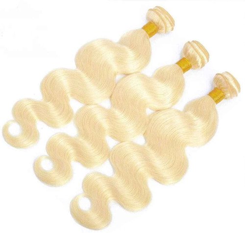Habiliana Bundles Human Hair 20 22 24 Inch Body Wave Blonde 613 Human Hair Bundles 11A Unprocessed Brazilian Virgin Quick Weave Hair Extensions for Black Women