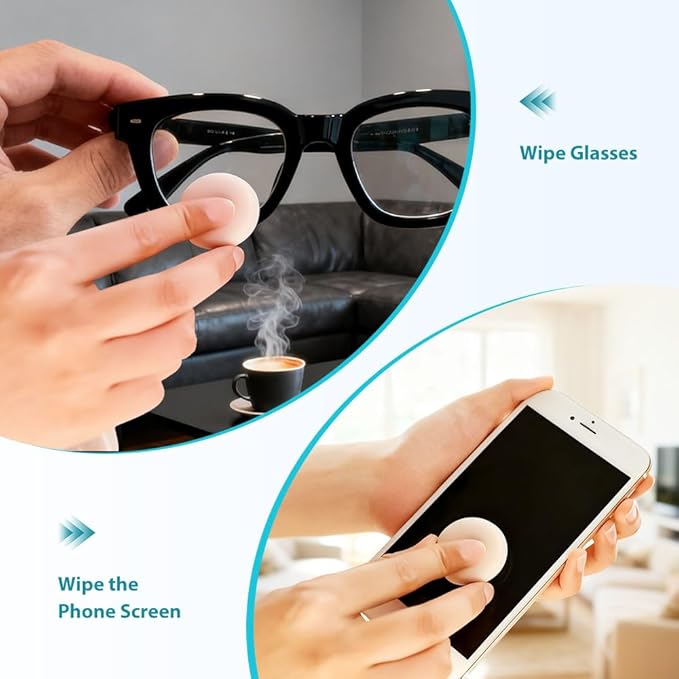 Phone Screen Cleaner, 2026 Upgrade Mobile Phone Screen Wipe, Portable Mobile Screen Cleaning Cloths Wiper Eye Glasses Cleaning Tools for Camera Lens Glasses Bag Key Pendant