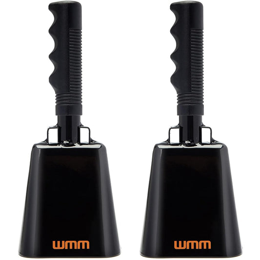 10 Inch Cow Bells Noise Makers Cowbells for Sporting Event Cheering Bell for Football Games Large Steel Cowbell with Handle Soli