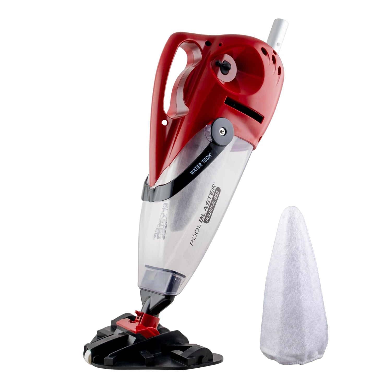 POOL BLASTER Pulse XL 350 American-Engineered Cordless Pool Vacuum with Auto-Start Sensor – Hoseless Vac with XL Debris Chamber for Inground, Above Ground Swimming Pools - 10.5" Head & 60 Min Runtime