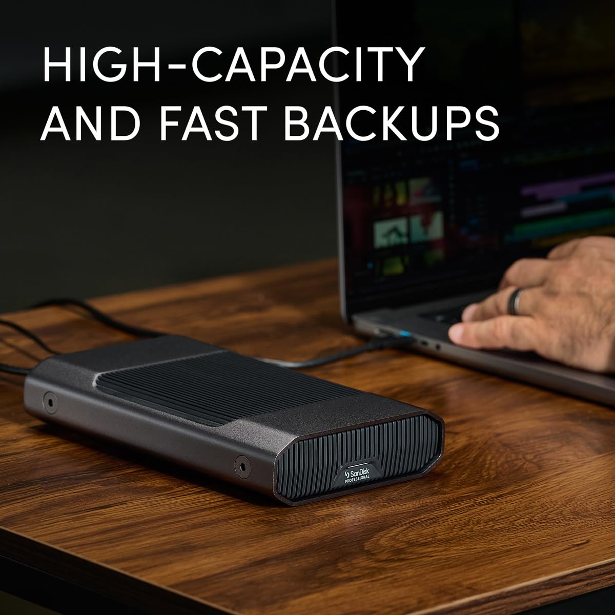 Sandisk Professional 6Tb G-Drive Enterprise-Class External Desktop Hard Drive - 7200Rpm Ultrastar Hdd Inside, Usb-C (10Gbps), Us