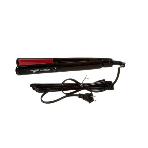 Red Pro Hair Straightener Silicone Protexion Flat Iron 1 Inch, Adjustable Temperature Setting, Ultra Thin, Lightweight, Suitable for All Hair Types