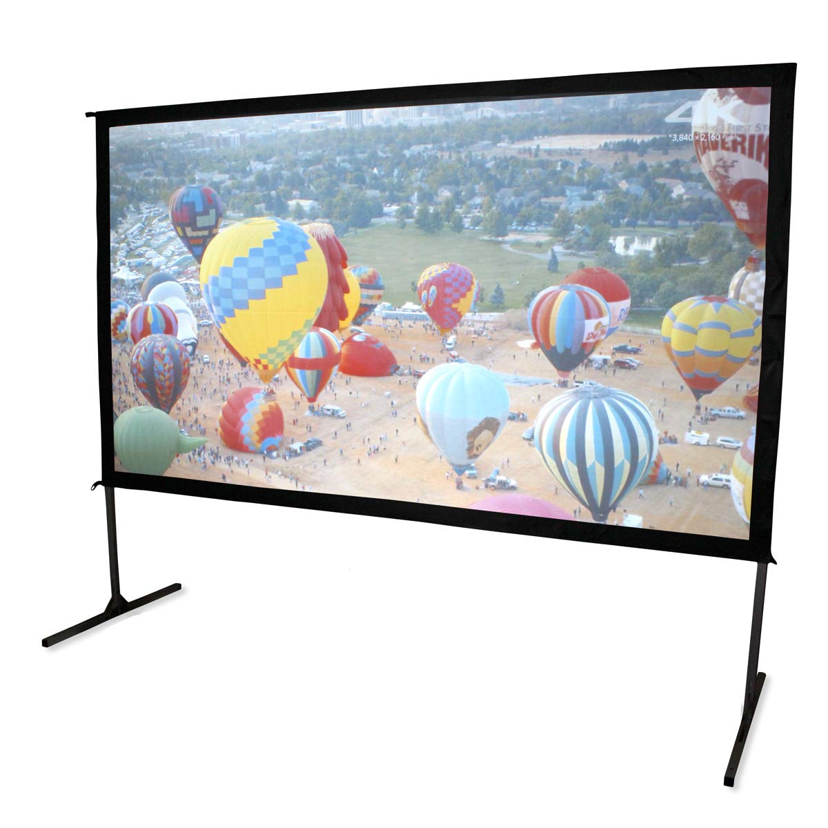 Elite Screens Yard Master 2 DUAL Projector Screen, 150-INCH 16:9, Front and Rear 4K/8K Ultra HD, Active 3D, HDR Ready Projection, OMS150H2-DUAL