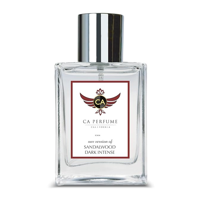 CA Perfume Impression of Sandalwood Dark Intense for Women Amber Woody Fragrance Long Lasting Perfumes for Women Eau De Parfum 1.7 Fl Oz 50ml
