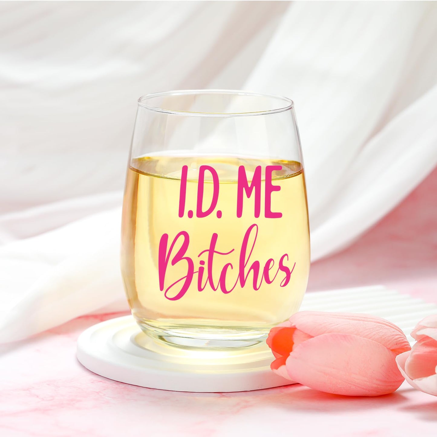 21st Birthday Gifts for Her Unique 21 Year Old Birthday Gifts for Her Funny Gift for 21 Year Old Female 21st Bday Decorations for Women - Wine Glass Toilet Paper Candle Makeup Bag
