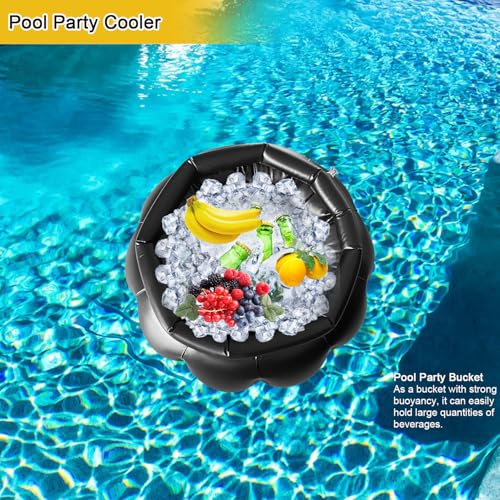 Goping Large Inflatable Halloween Ice Bucket for Parties, Travel & Beverage Chilling Portable Ice Barrel for Outdoor Gathe...