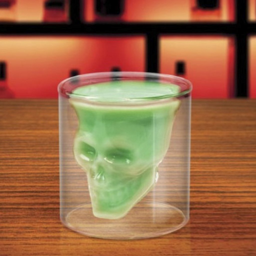 Genuine Fred DOOMED Crystal Skull Shotglass