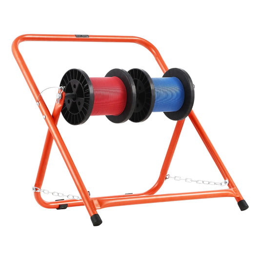 Vevor Cable Caddy, Heavy Duty Steel Frame, Spool Holder For Electrical Wires, Portable Wire Dispenser For Up To 20 In Diameter S