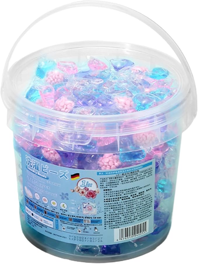 Laundry Detergent Pods - Deep Cleaning 40 Tablets Beads | Washing Machine Pods, Apartment Bathroom Home Dorm Room Hotel, Jeans Towels Sheets T Shirt Blouse, Powerful Stain Removal, Fresh Scent Laundry