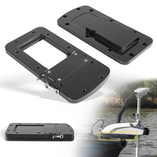 DearChan 8M0092064 Xi Series Quick Release Mounting Bracket Kit for MotorGuide Xi5 Trolling Motors, black