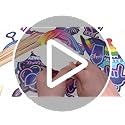 25pcs Glow Neon Photo Booth Props with Stick, Photo Props for Birthday Let's Glow Themed Neon Glow in The Dark Disco Black...