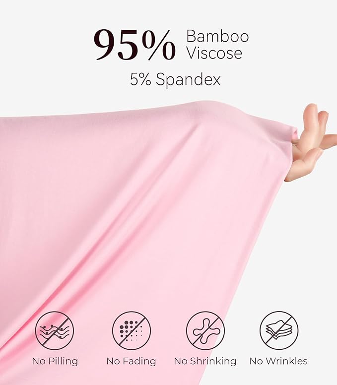 NACHILA Pajamas for Women-Viscose from Bamboo, Ribbed Racerback Tank Top Sexy Split Shorts Pajama Sets Cooling Sleep Cami Pjs