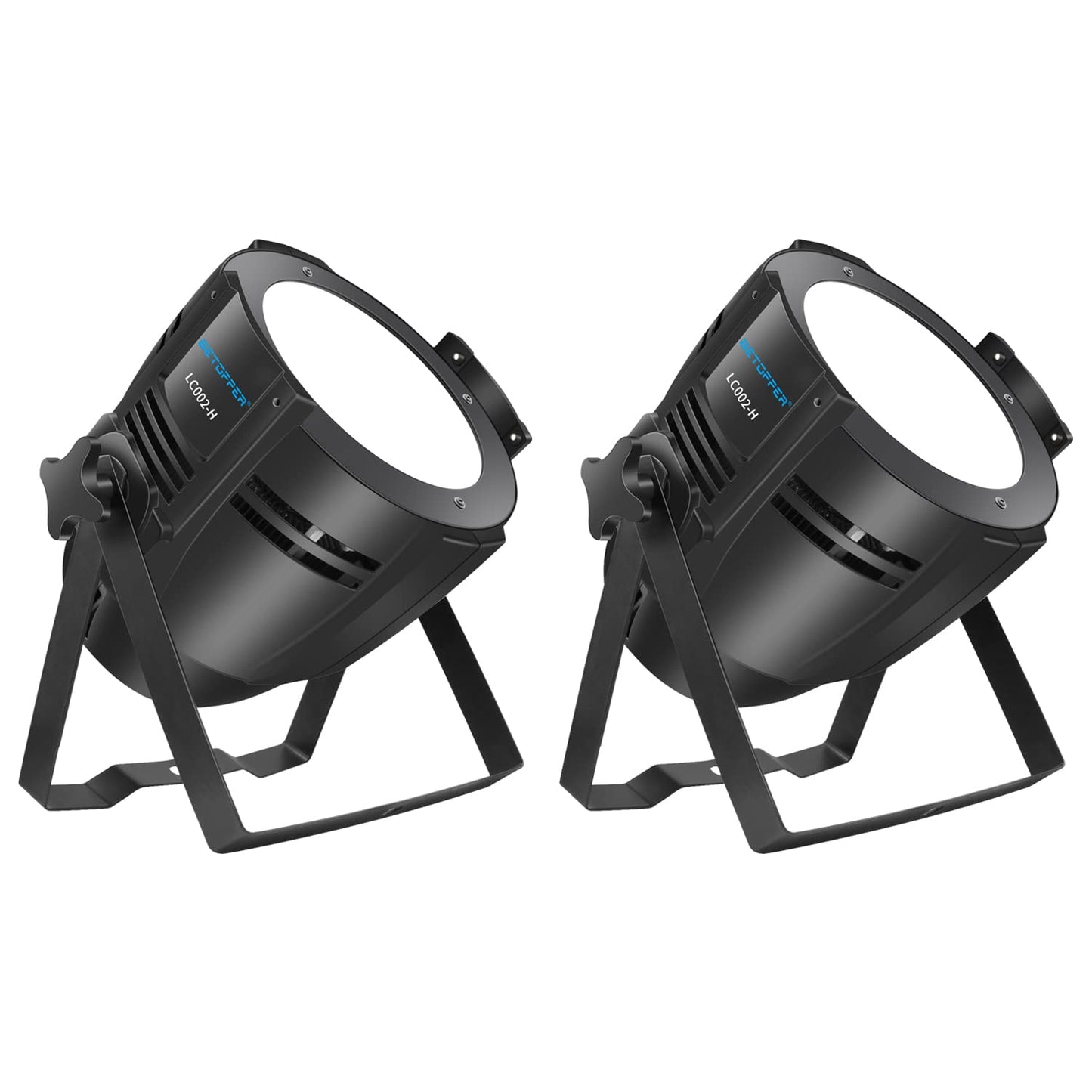 Betopper Stage Lights, 200W Cob Led Stage Spotlights, Warm & Cold White Led Par Light, Dmx/Master-Slave Lights, Spotlight/Fresne