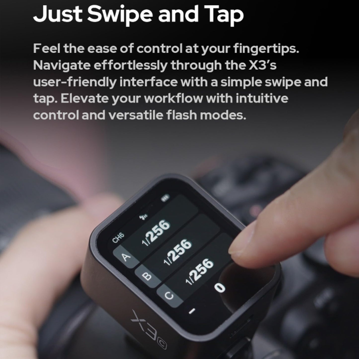 Godox X3-C X3C X3 C Touchscreen Ttl Wireless Flash Trigger For Canon, 2.4Ghz Wireless, High Speed Sync, Oled Screen Adjustable B