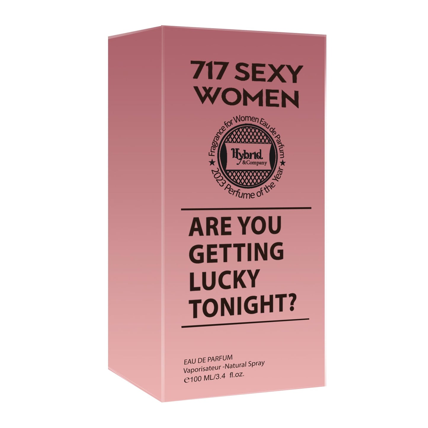 Hybrid & Company 717 Sexy Women Fragrance for Women Eau De Parfum Natural Spray Sweet Scent, 3.4 Fl Oz